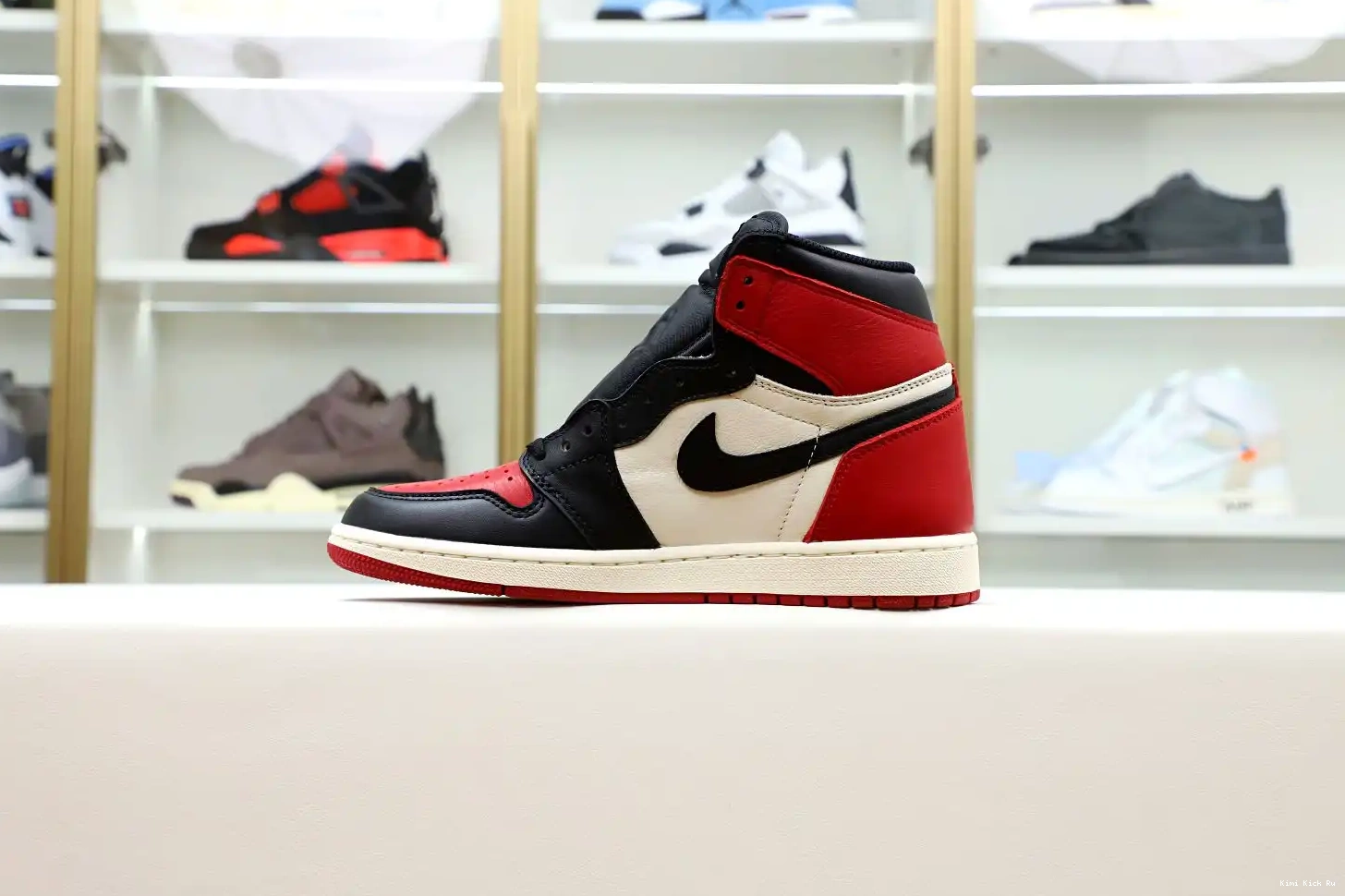 JORDAN TOE' Kimikick 'BRED OG RETRO 1 HIGH AIR 0523